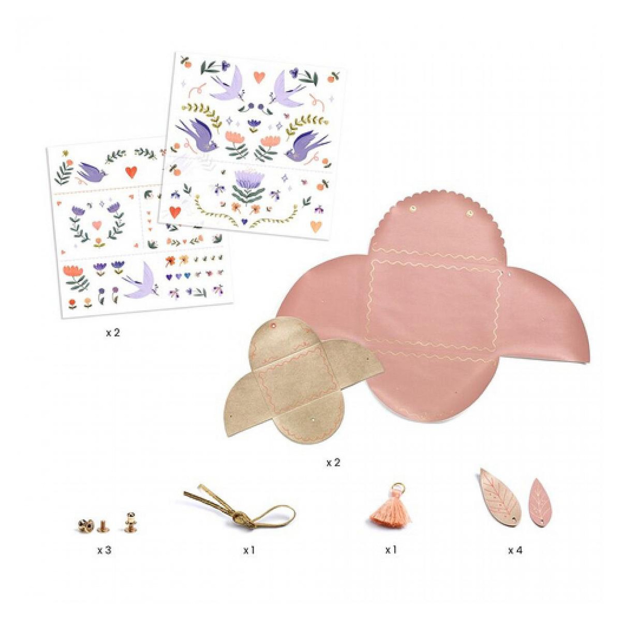 Voir la diapositive 2 : Djeco Do It Yourself Sweet Fashionista Set