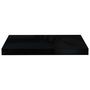 Voir la diapositive 4 : VIDAXL Etagere murale flottante Noir brillant 50x23x3,8 cm MDF