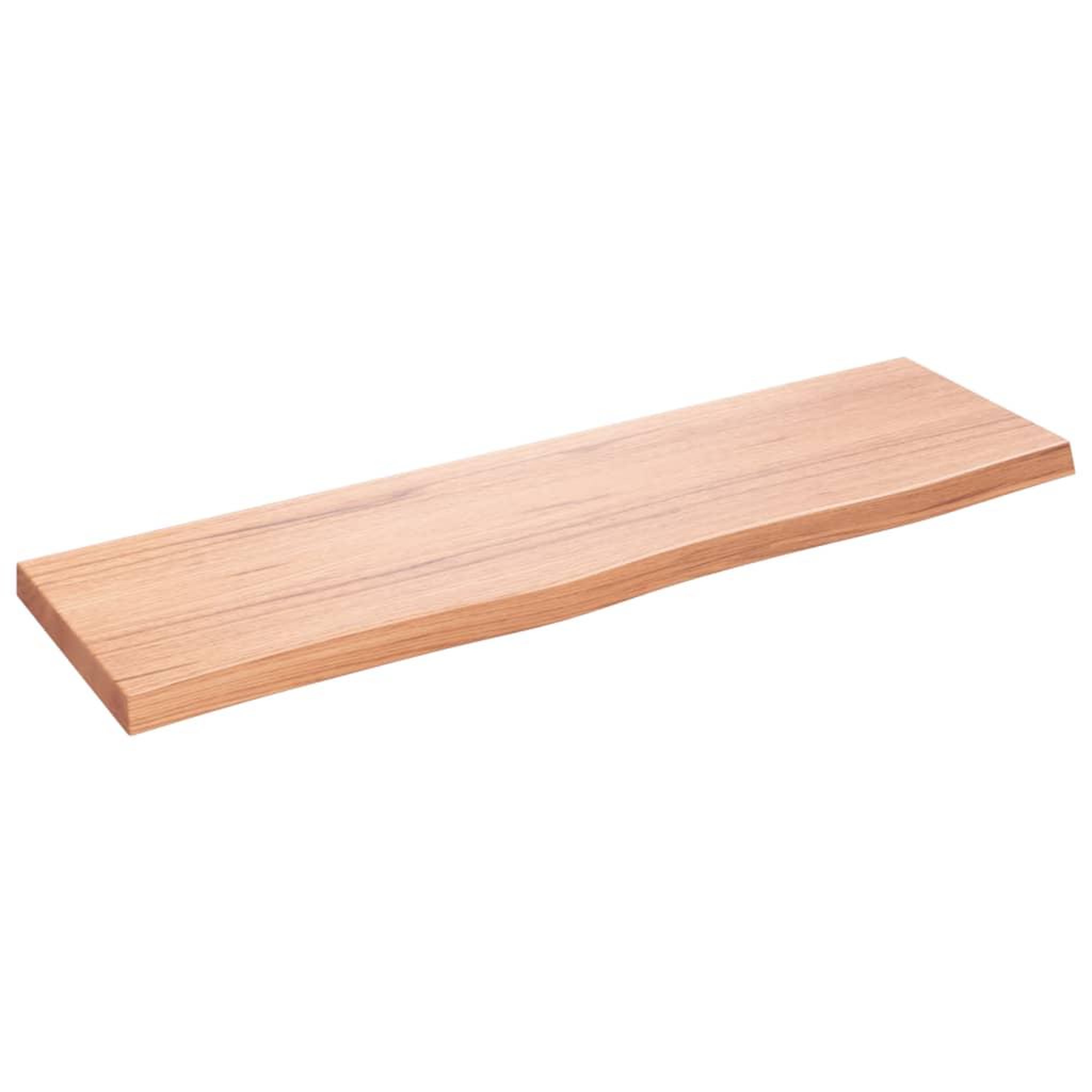 Voir la diapositive 2 : VIDAXL Etagere murale marron clair bois chene massif traite