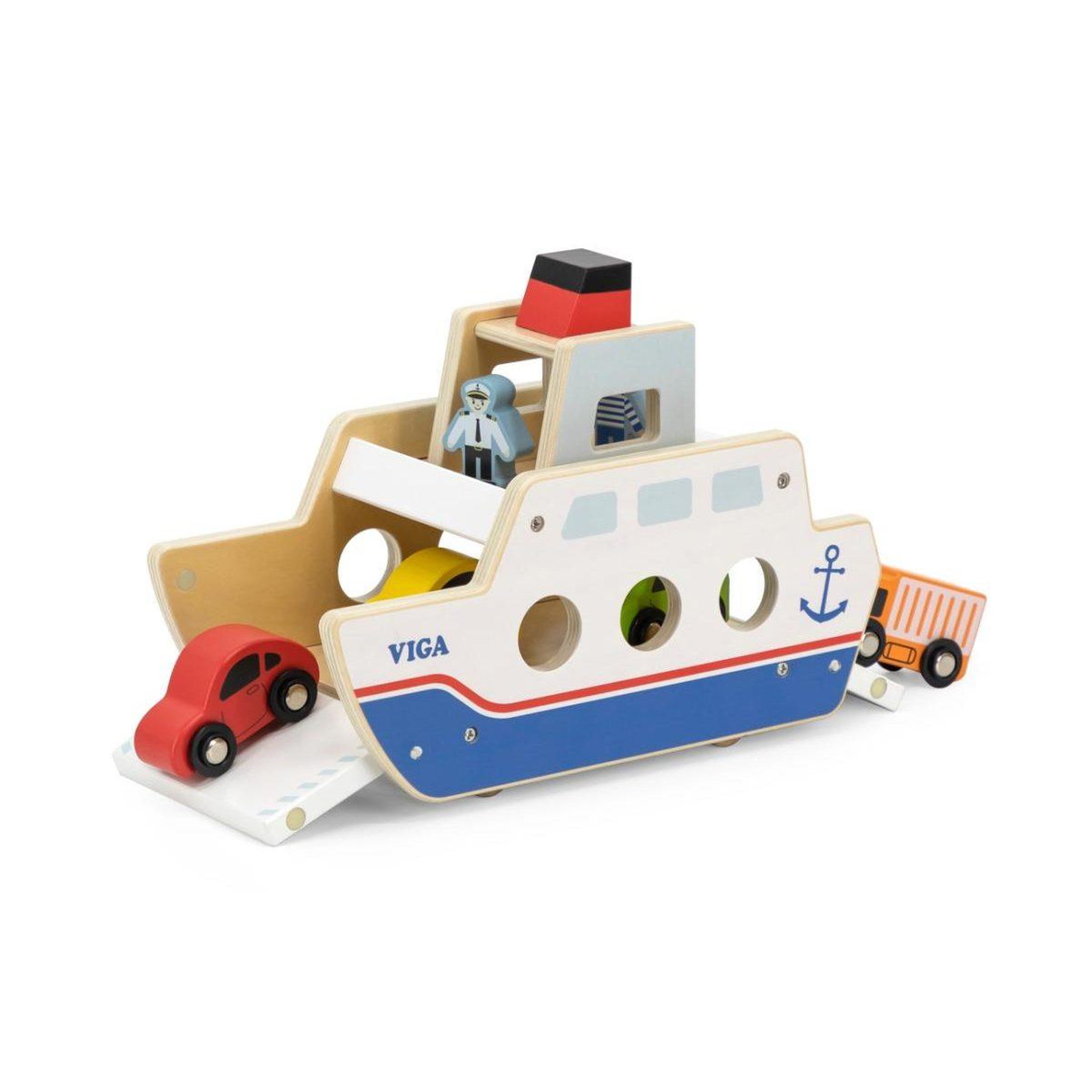 VIGA Petit ferry enfant bois