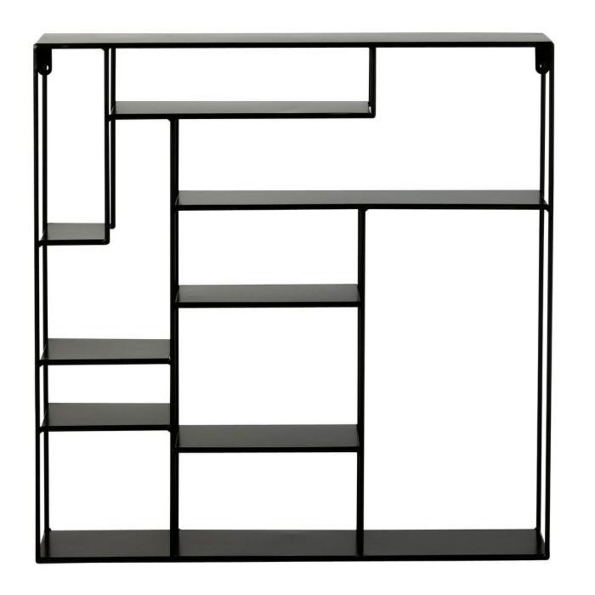 Paris Prix Etagère Design en Métal  Maranta  80cm Noir