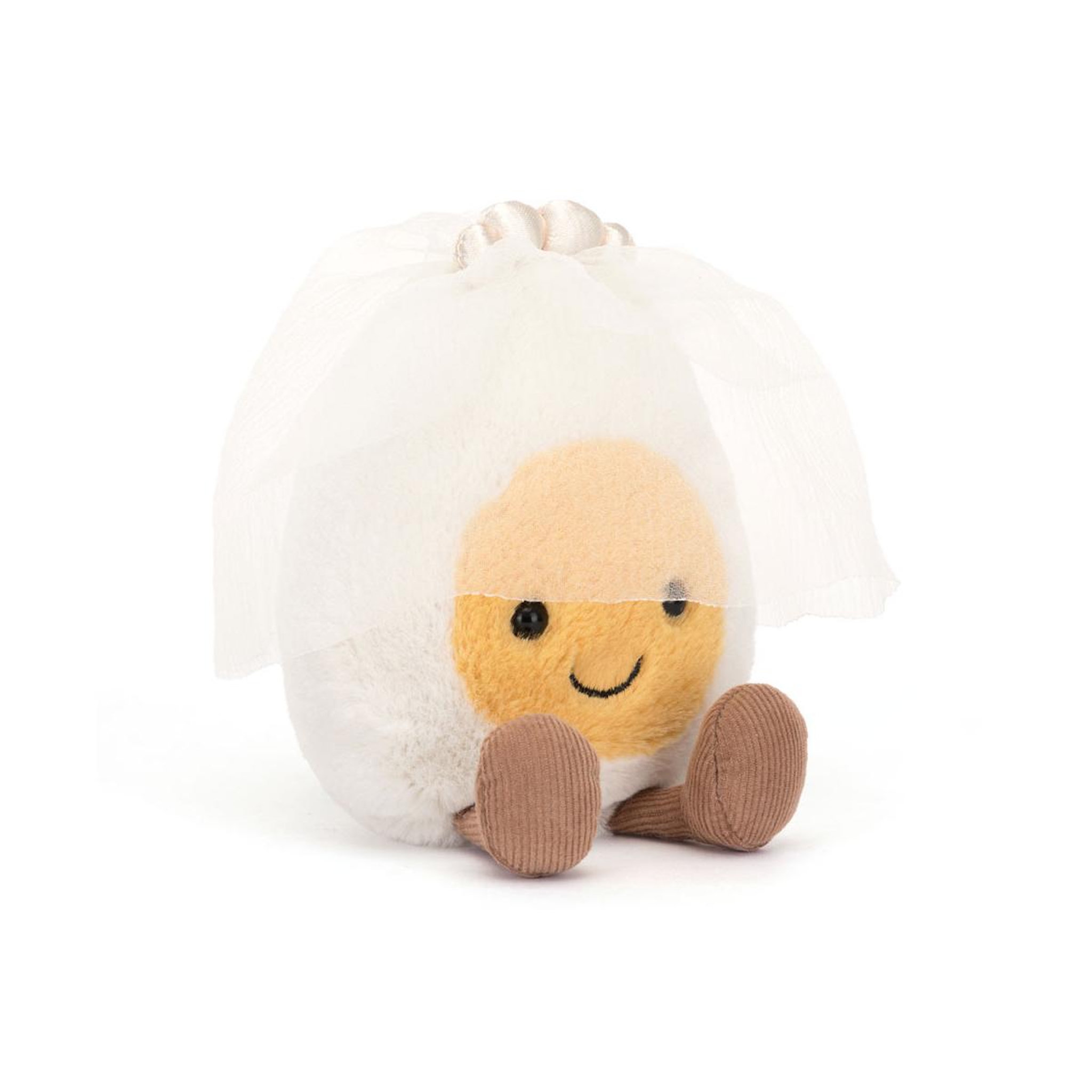 Jellycat Peluche Amuseables Boiled Egg Bride - Oeuf Mariee