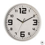 Voir la diapositive 1 : ATMOSPHERA Pendule  Silence  30cm Argent