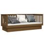 Voir la diapositive 3 : VIDAXL Lit de jour sans matelas marron miel 90x190 cm bois pin massif