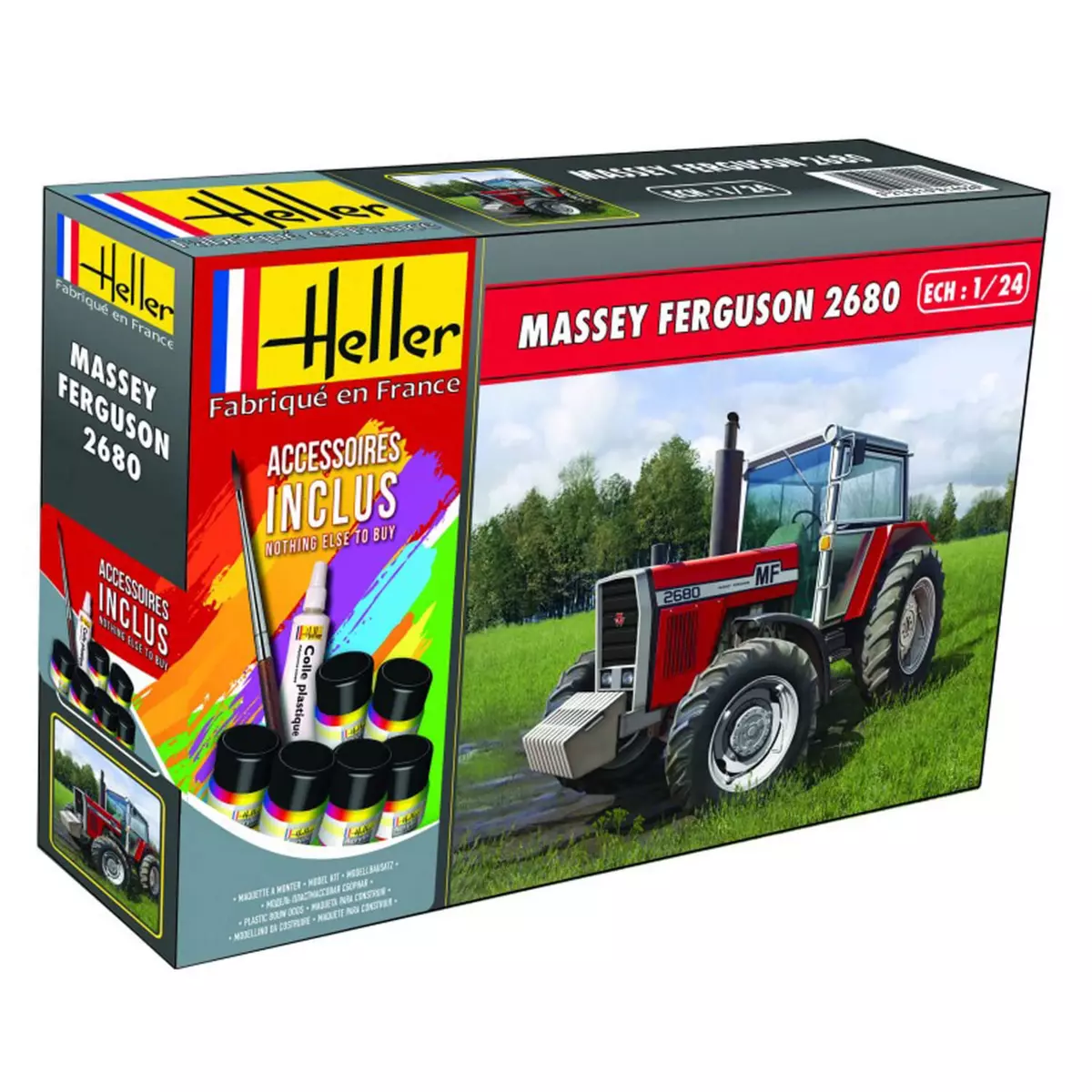 Heller Maquette Tracteur : Kit : Massey-Ferguson 2680