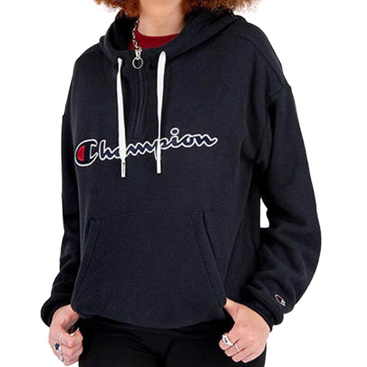 CHAMPION Sweat 1/2 Zip  Femme Champion 114763