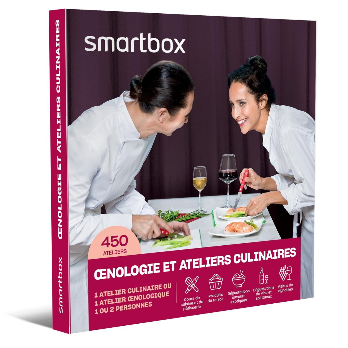 Smartbox Œnologie et ateliers culinaires - Coffret Cadeau