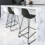 Voir la diapositive 6 : Rendez vous déco Lot de 2 chaises pour îlot central 65 cm blanches-Leni