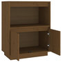 Voir la diapositive 5 : VIDAXL Buffet Marron miel 60x34x75 cm Bois massif de pin