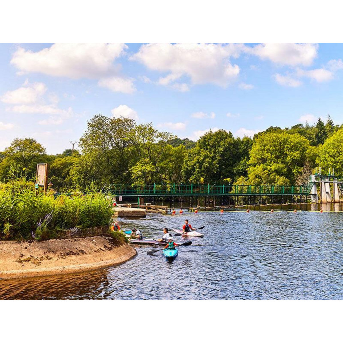 Smartbox Balade en vélo et excursion en canoë ou en kayak pour 2 près de Lorient - Coffret Cadeau Sport & Aventure