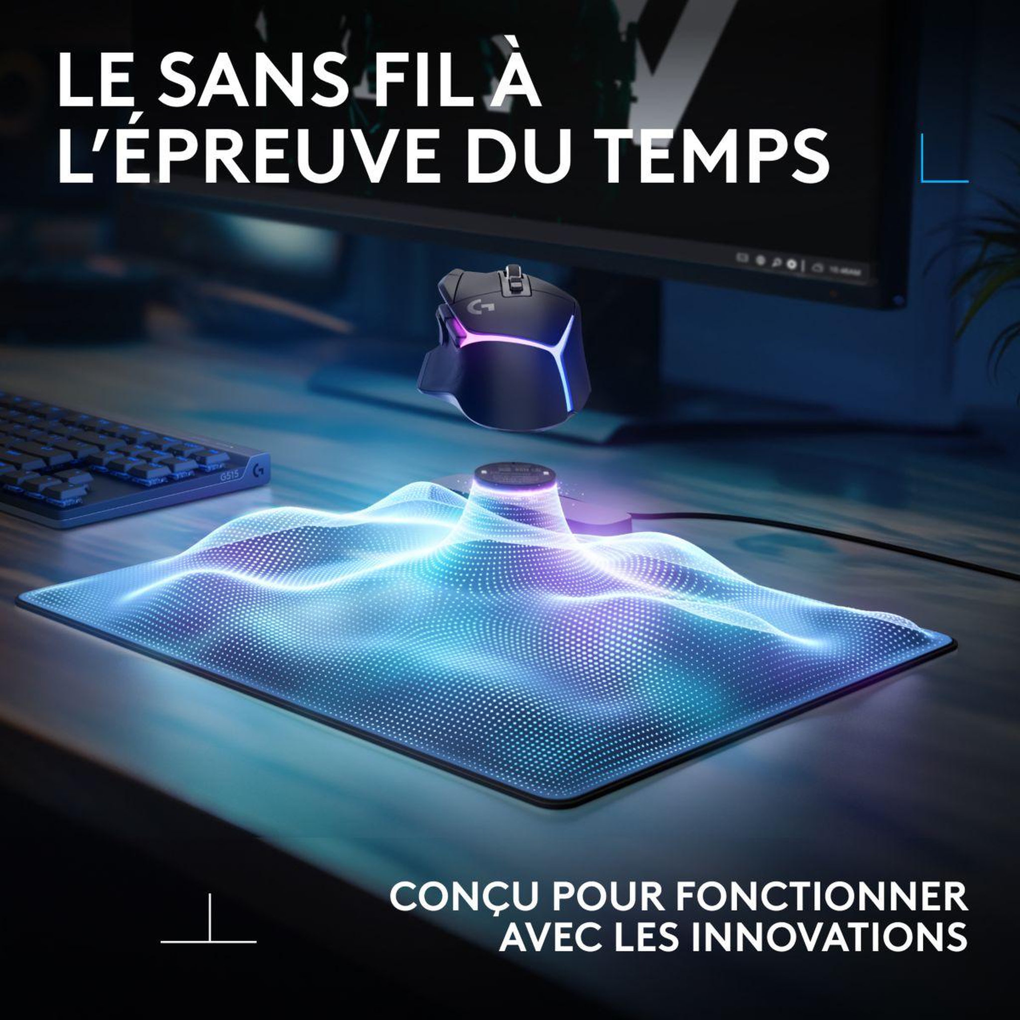 Voir la diapositive 4 : Logitech Tapis de souris powerplay 2
