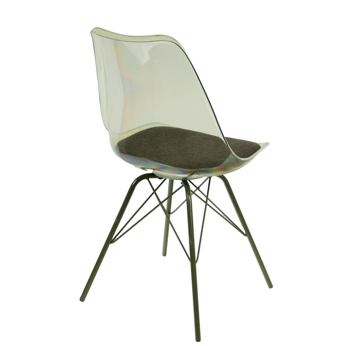 Amadeus Lot de 4 chaises Diane avec coussin d'assise