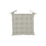 SOLEIL D'OCRE Dessus de chaise capitonné en velours 40X40X5 cm VELVET, par Soleil d'Ocre. Coloris disponibles : Beige, Orange, Jaune, Vert, Gris, Bleu