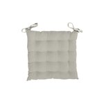 SOLEIL D'OCRE Dessus de chaise capitonné en velours 40X40X5 cm VELVET, par Soleil d'Ocre. Coloris disponibles : Bleu, Orange, Beige, Gris, Vert, Jaune