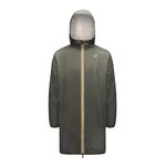 K-WAY Parka Longue  Unisexe K WAY Le Vrai 3.0 Eiffel Orsetto. Coloris disponibles : Vert