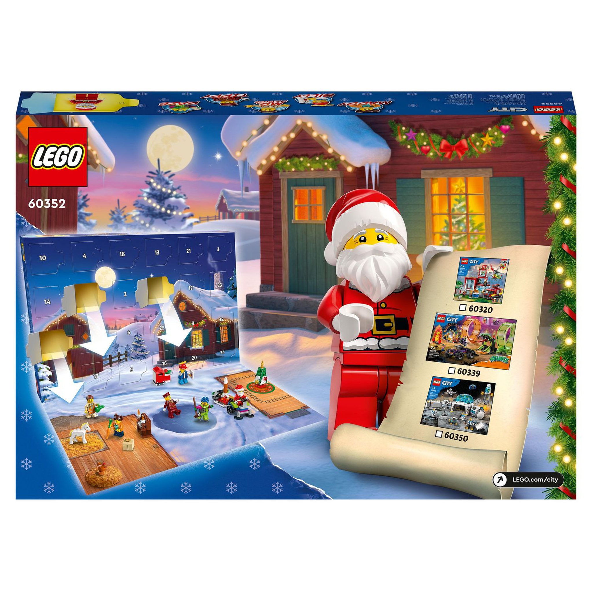 Voir la diapositive 9 : LEGO City 60352 Calendrier de l'avent 