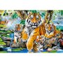 Castorland Puzzle 1000 pièces : Les tigres dans la rivière