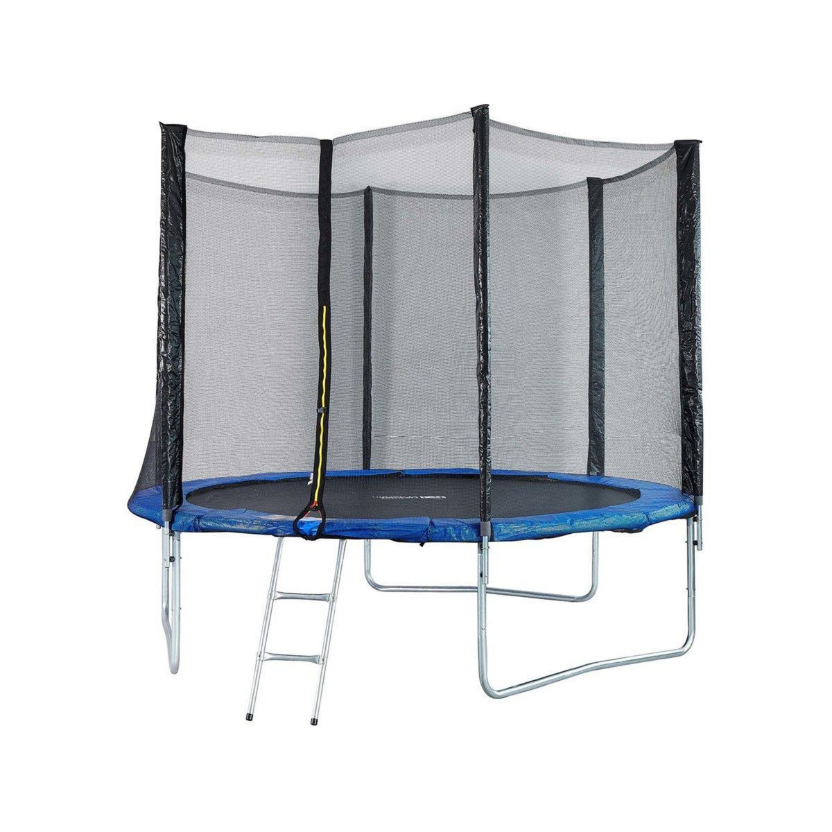 Habitat et Jardin Trampoline  Joycy  - Ø 3,05 m - Avec Filet + échelle + couverture + kit d'ancrage