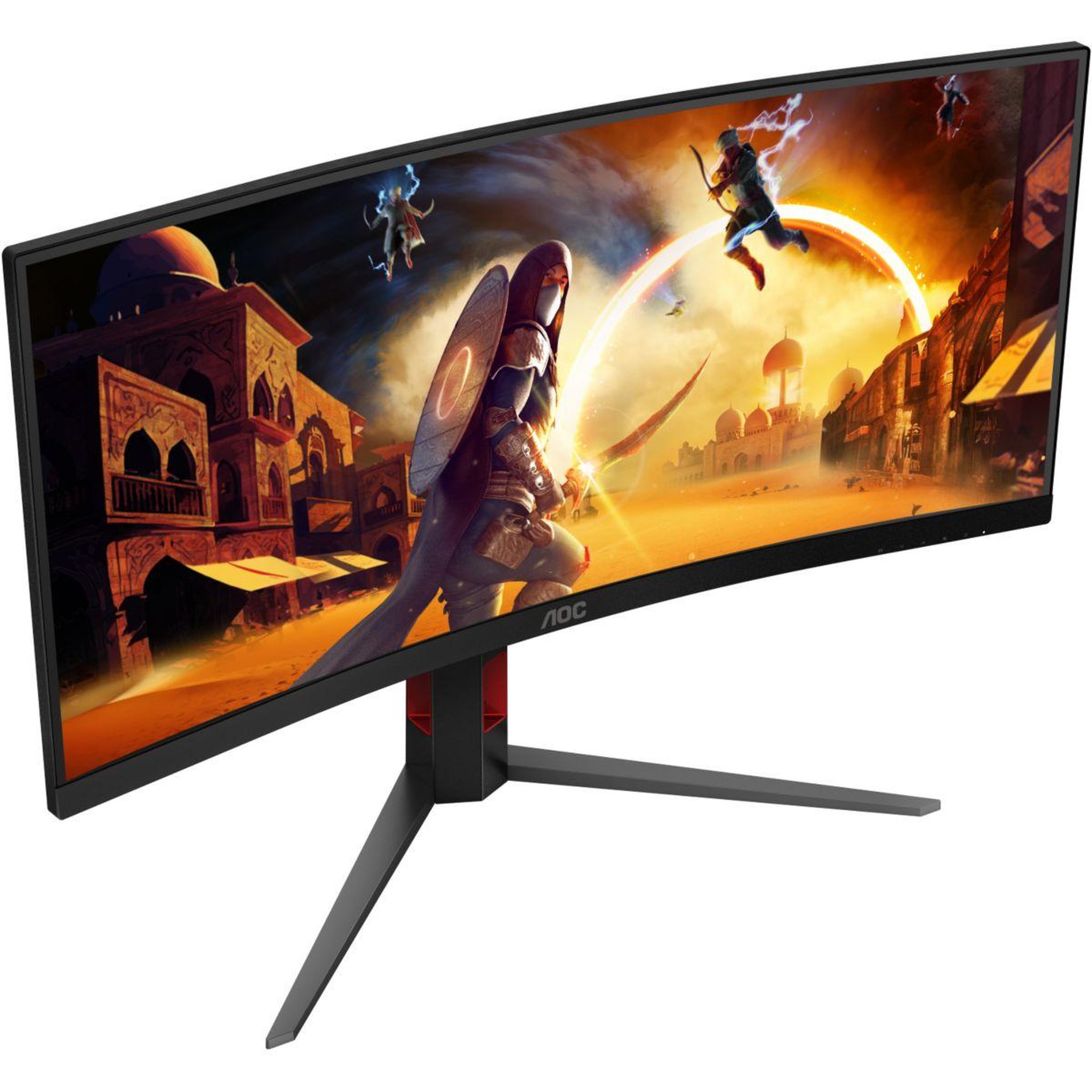 Voir la diapositive 4 : AOC Ecran PC Gamer CU34G4 34  Incurvé 1500R UWQHD 180Hz Fast VA HDR10 Adaptive-Sync