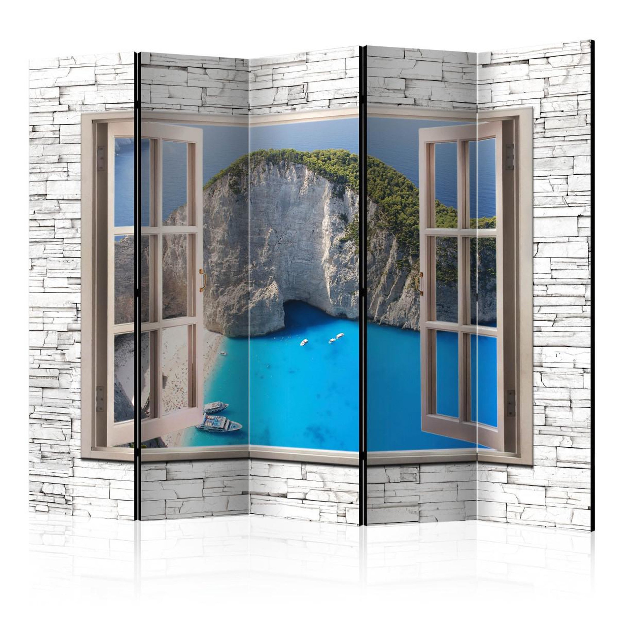 Paris Prix Paravent 5 volets  azure paradise  172x225cm