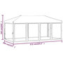 Voir la diapositive 6 : VIDAXL Tente de reception pliable avec parois Blanc 3x6 m