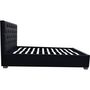 Voir la diapositive 3 : Habitat et Jardin Lit double avec coffre  Tino  - 160 × 200 cm - Noir