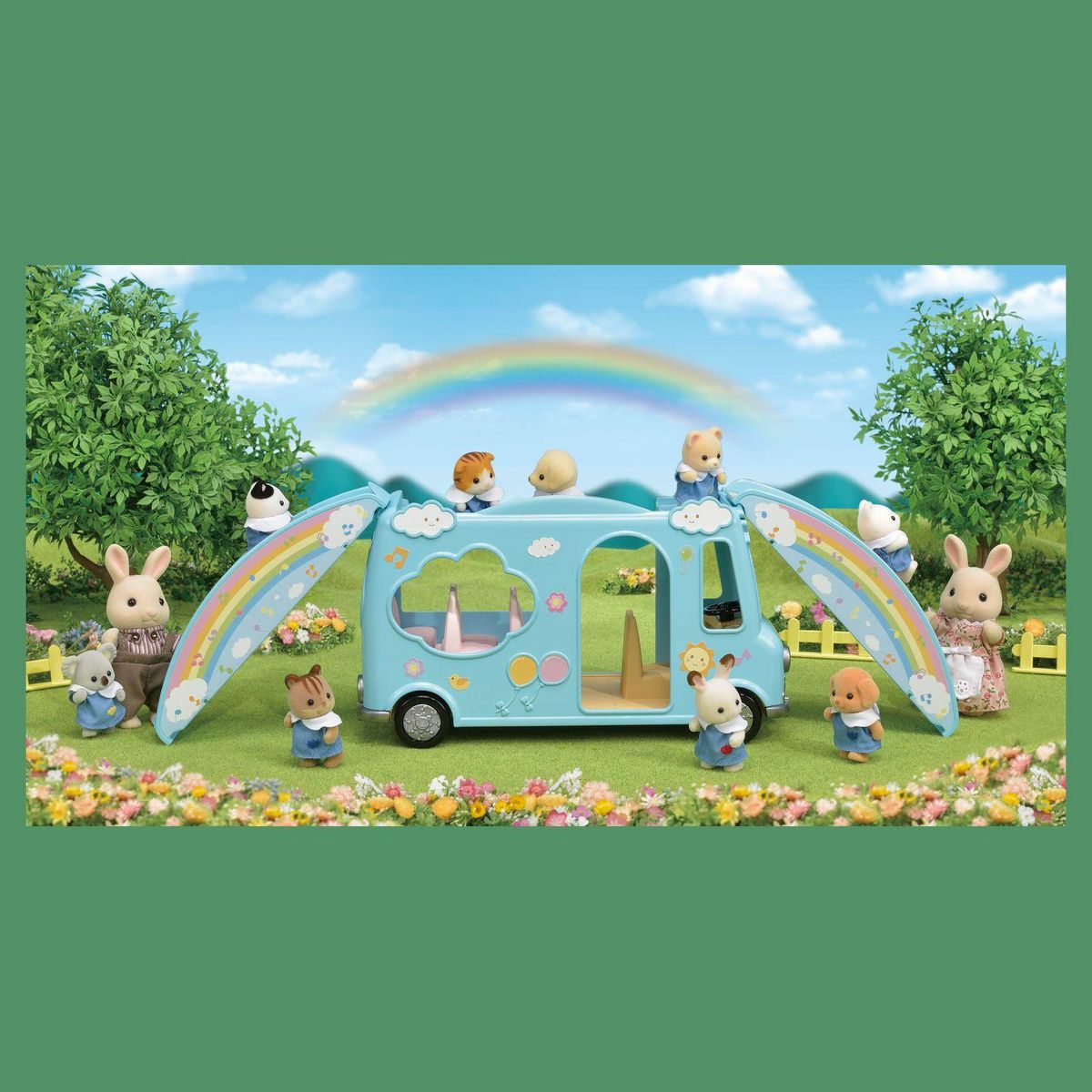 Sylvanian families 5317 - Le bus arc-en-ciel des bébés - Sylvanian Families