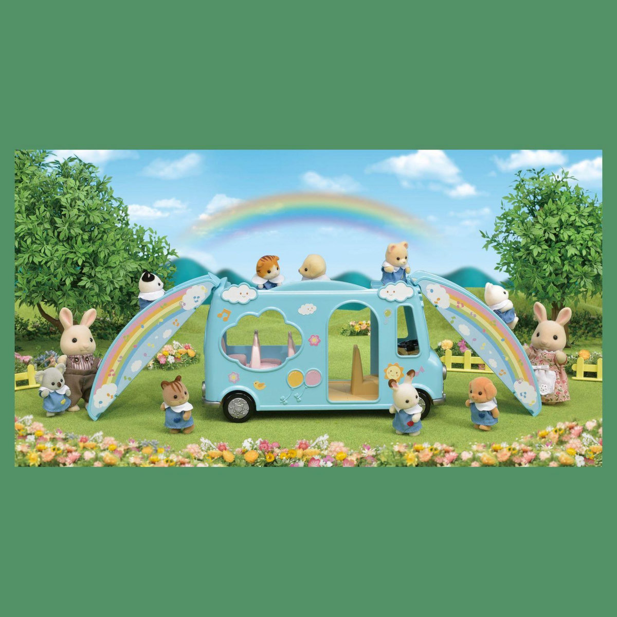 Sylvanian families 5317 - Le bus arc-en-ciel des bébés - Sylvanian Families