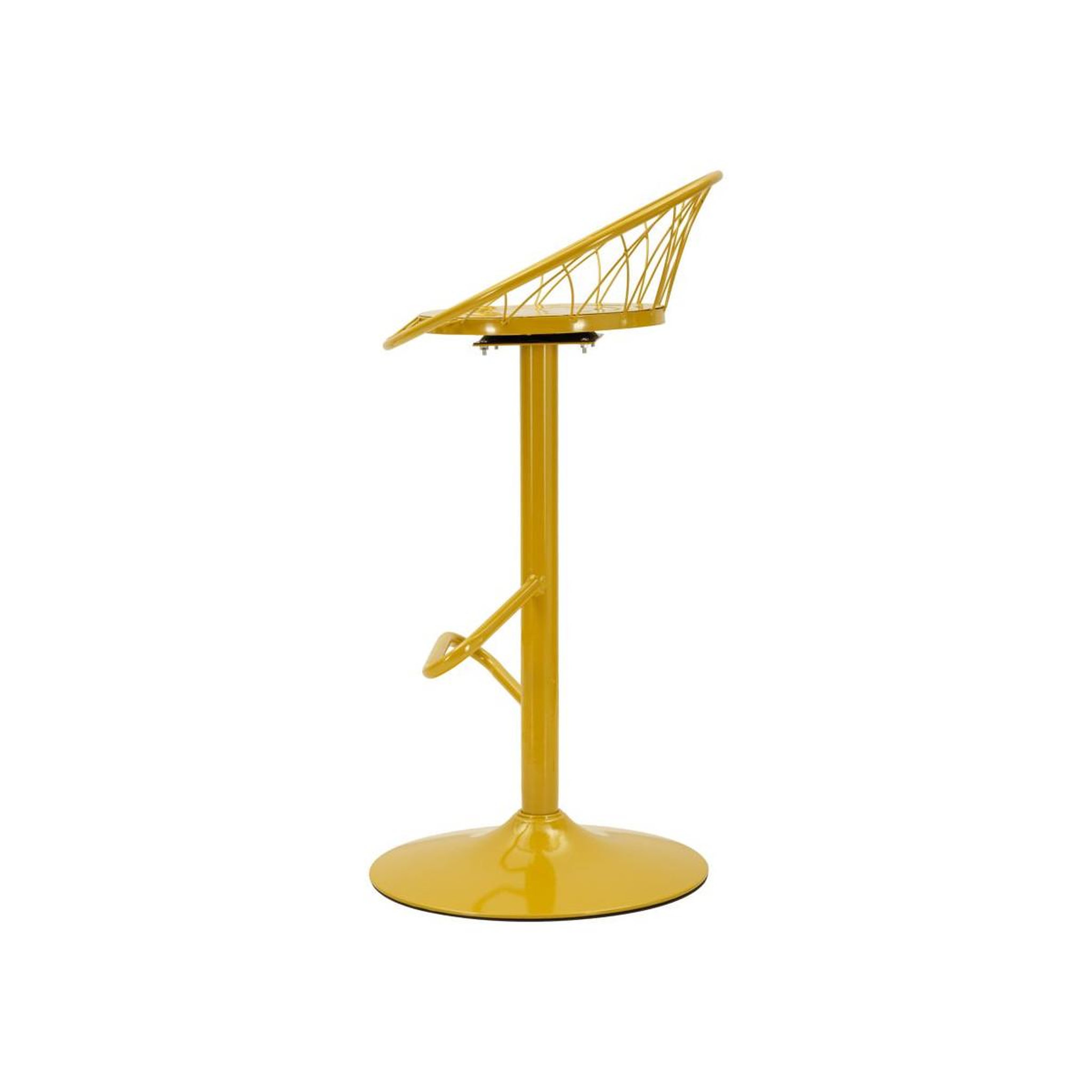 Voir la diapositive 2 : Paris Prix Tabouret de bar en métal  clox  92cm moutarde