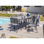 Voir la diapositive 5 : Paris Prix Lot de 2 Chaises de Jardin Empilables  Tolede  87cm Gris Anthracite