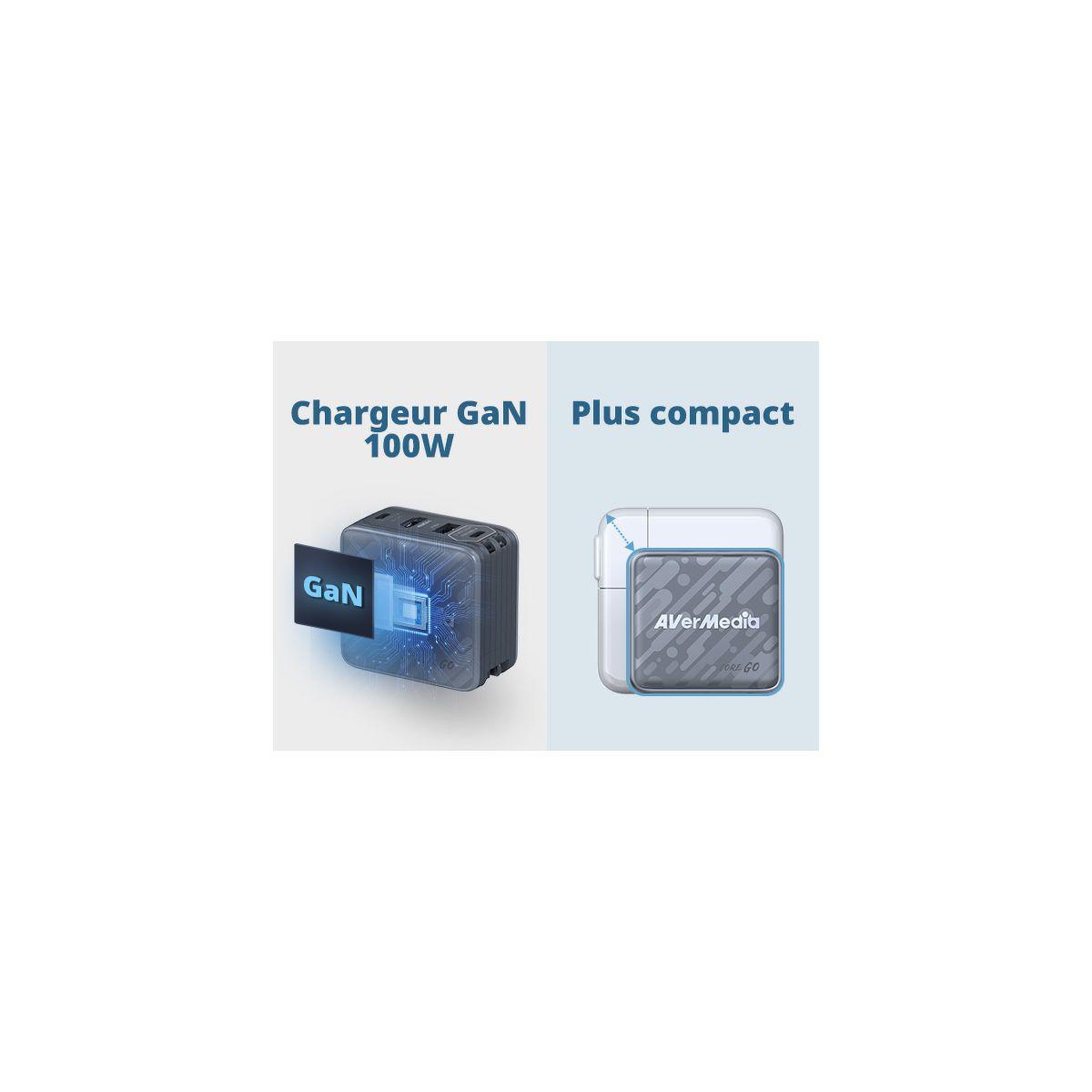 Voir la diapositive 5 : Avermedia Chargeur console de jeux core go noir