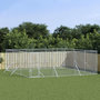 Voir la diapositive 1 : VIDAXL Chenil d'exterieur pour chiens argente 6x6x2 m acier galvanise
