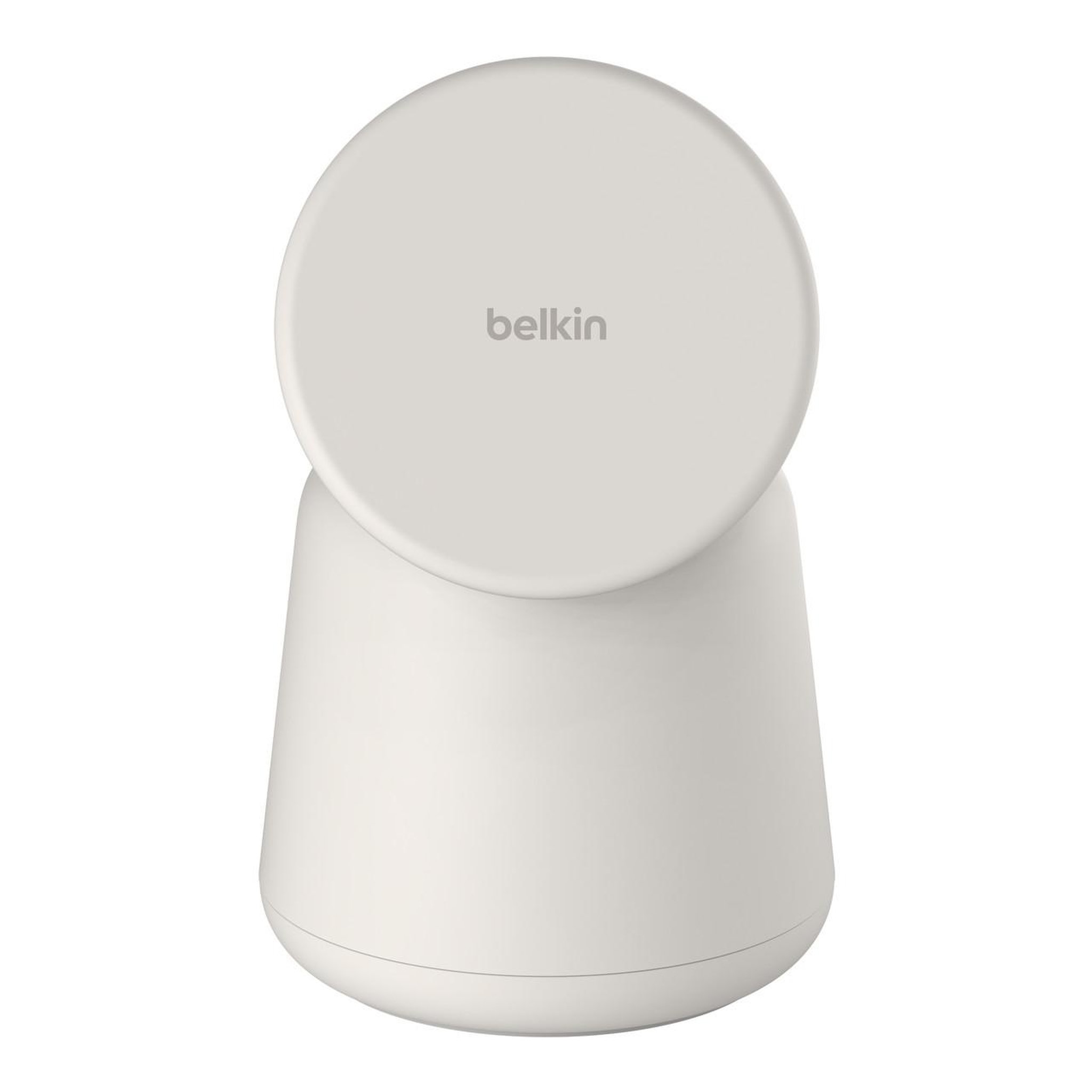 Voir la diapositive 2 : Belkin Station de recharge sans fil 2 en 1 Belkin avec MagSafe 15 W Sable