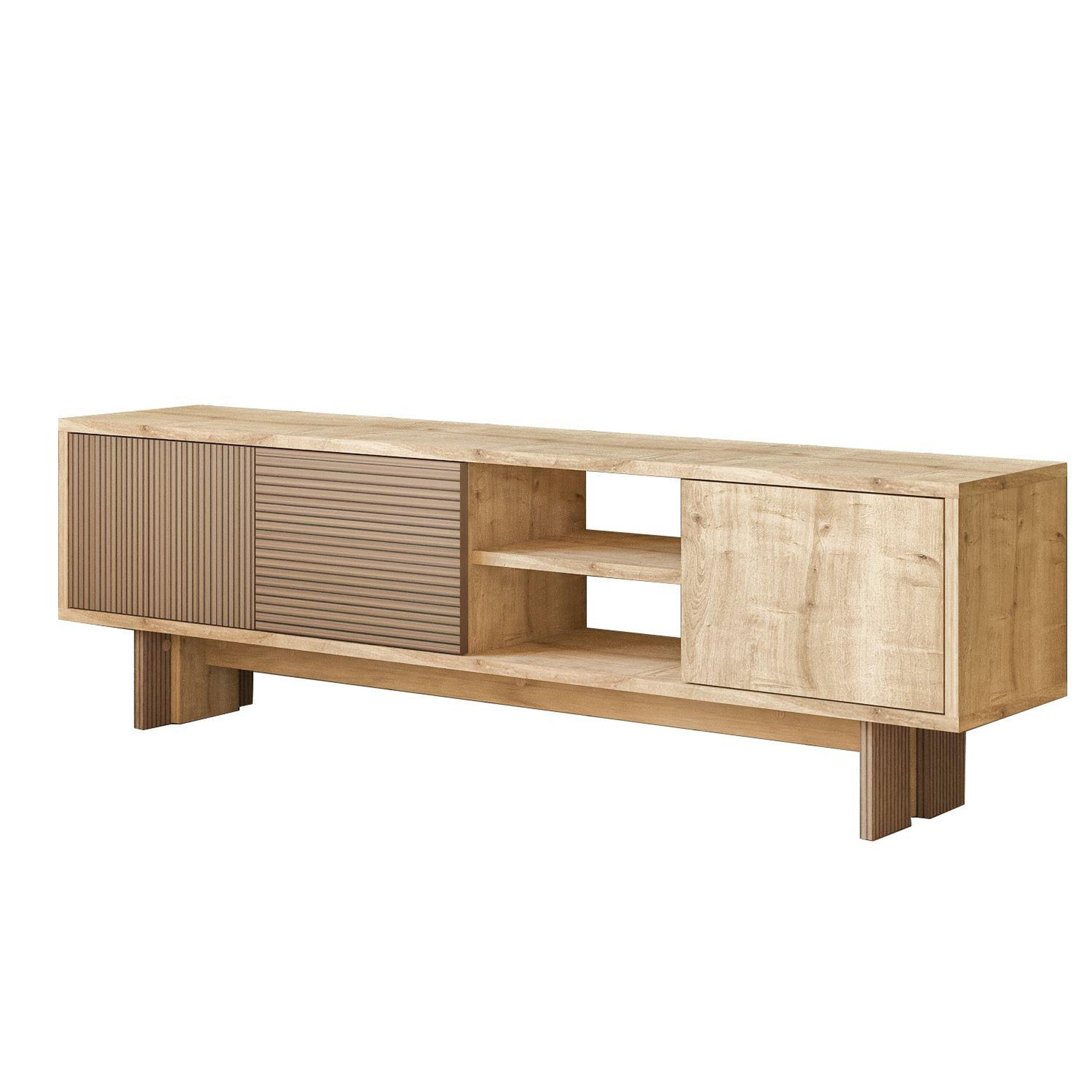 Habitat et Jardin Meuble tv en bois  ravello  - 150 x 30 x 45 cm - beige