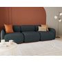 Voir la diapositive 1 : LISA DESIGN Penelope - canapé droit modulable 3 places en velours texturé