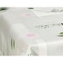 Voir la diapositive 3 : HABITABLE Nappe en toile cirée rectangulaire Aromatic - 140 x 200 cm - Ecru