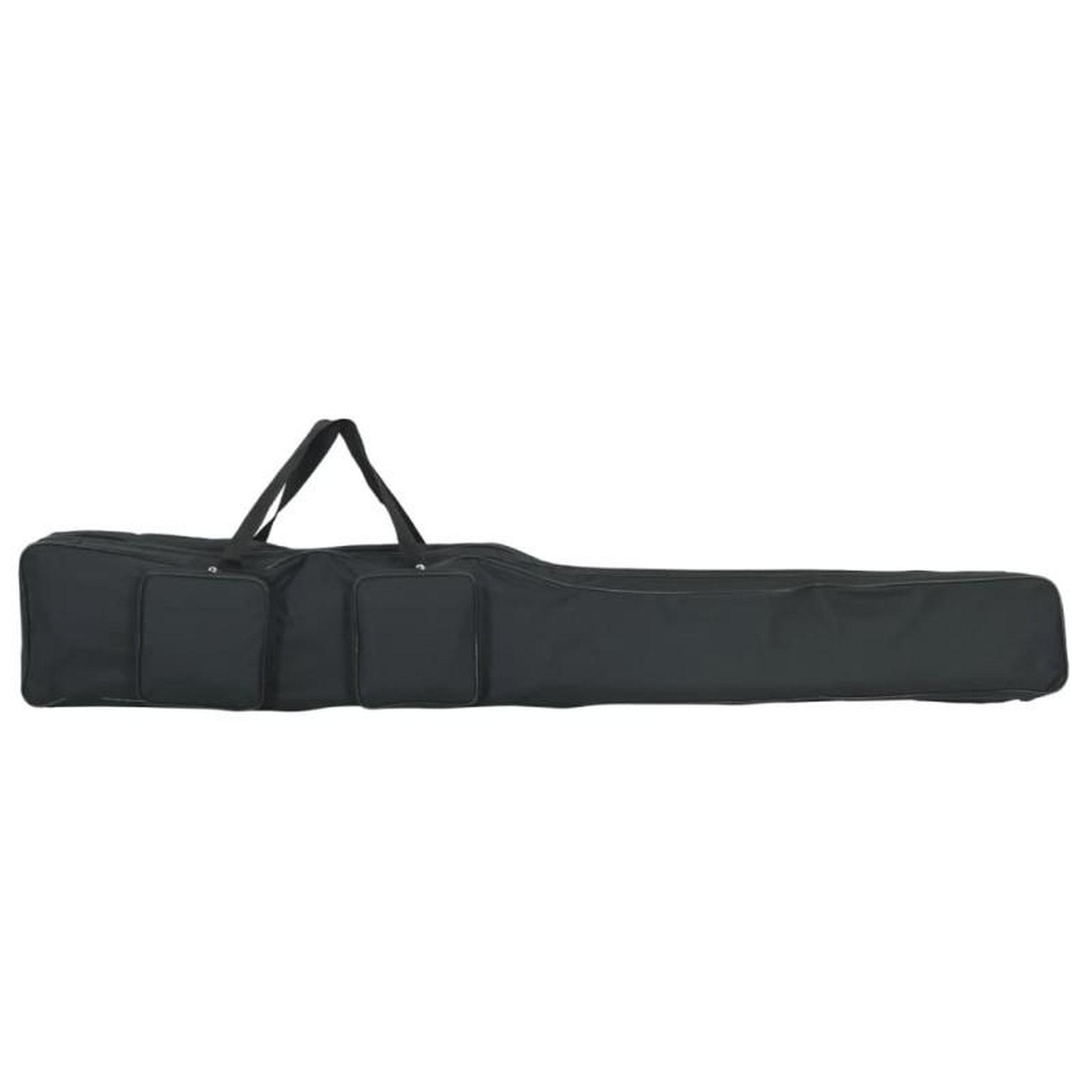 Voir la diapositive 1 : VIDAXL Sac de canne à pêche noir 150 cm tissu oxford
