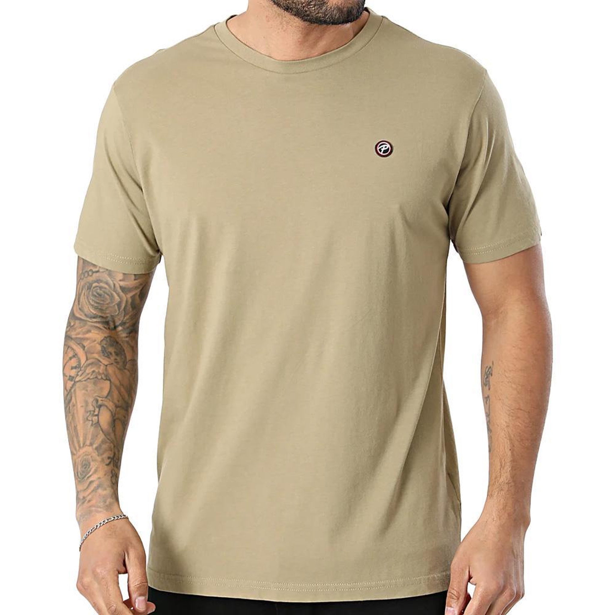 Voir la diapositive 1 : Petrol Industries T-Shirt Beige Homme Petrol Industries TSR002