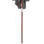 VIDAXL Parasol avec mat en bois 150 x 200 cm Anthracite