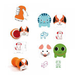 Djeco Tampons des petites mains animaux du jardin