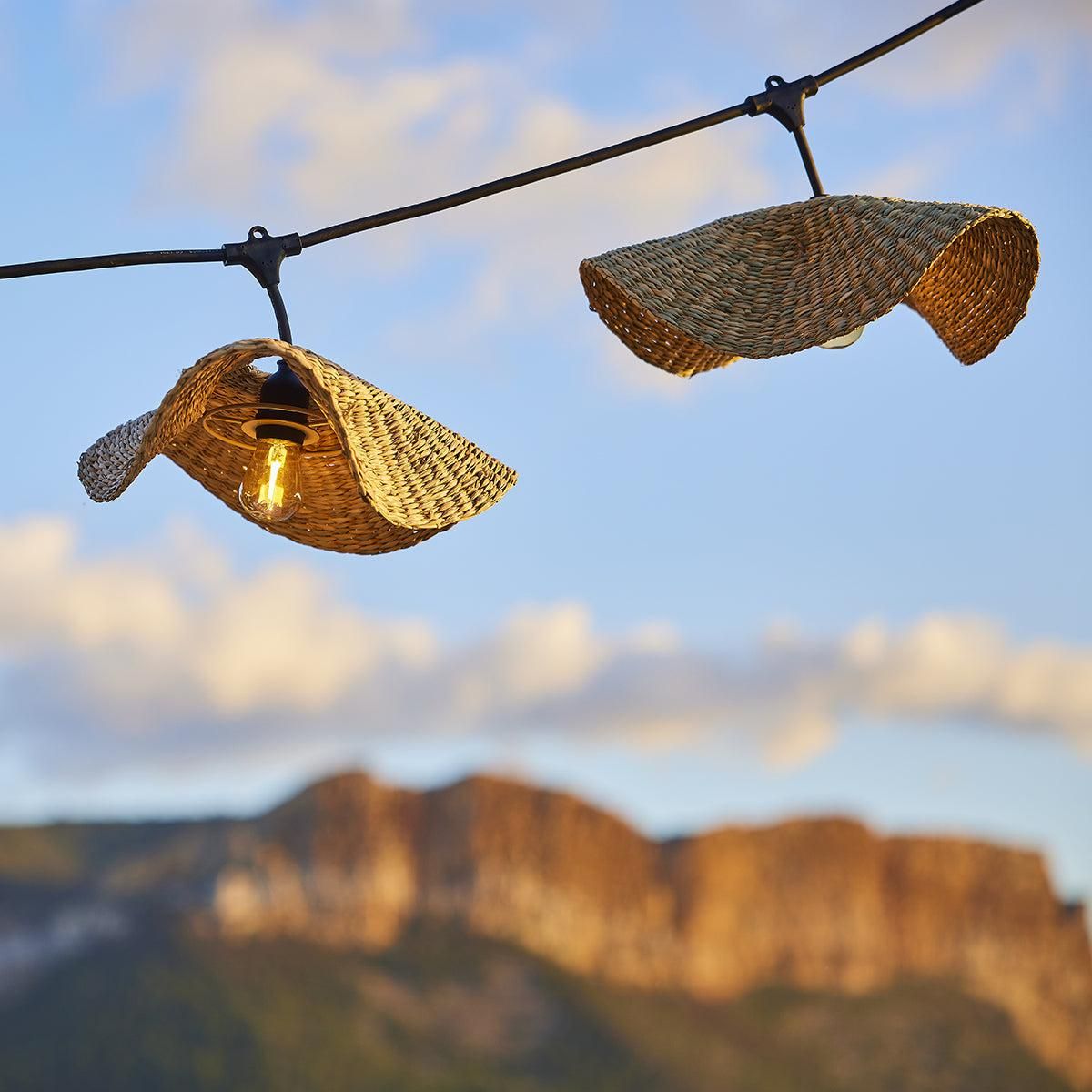 Lumisky Guirlande lumineuse MOLLY Beige Herbe marine 6m