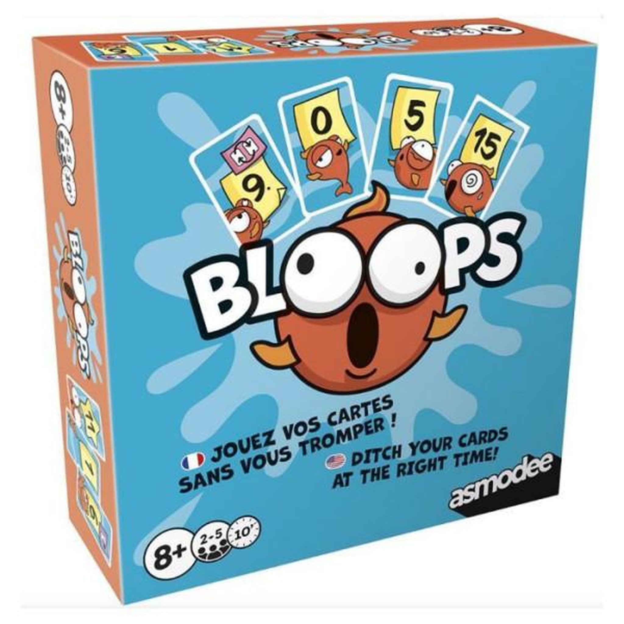 Asmodee Zygomatic jeu de cartes - bloops - jeu de mémoire fun et rapide - des 8 ans - 2 a 5 joueurs - format compact