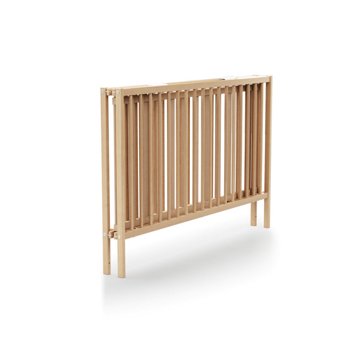 AT4 Lit en bois pliant à barreaux Webaby