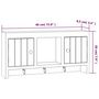 Voir la diapositive 6 : VIDAXL Armoire a cles Blanc 40x8,5x20 cm Bois d'ingenierie et acier