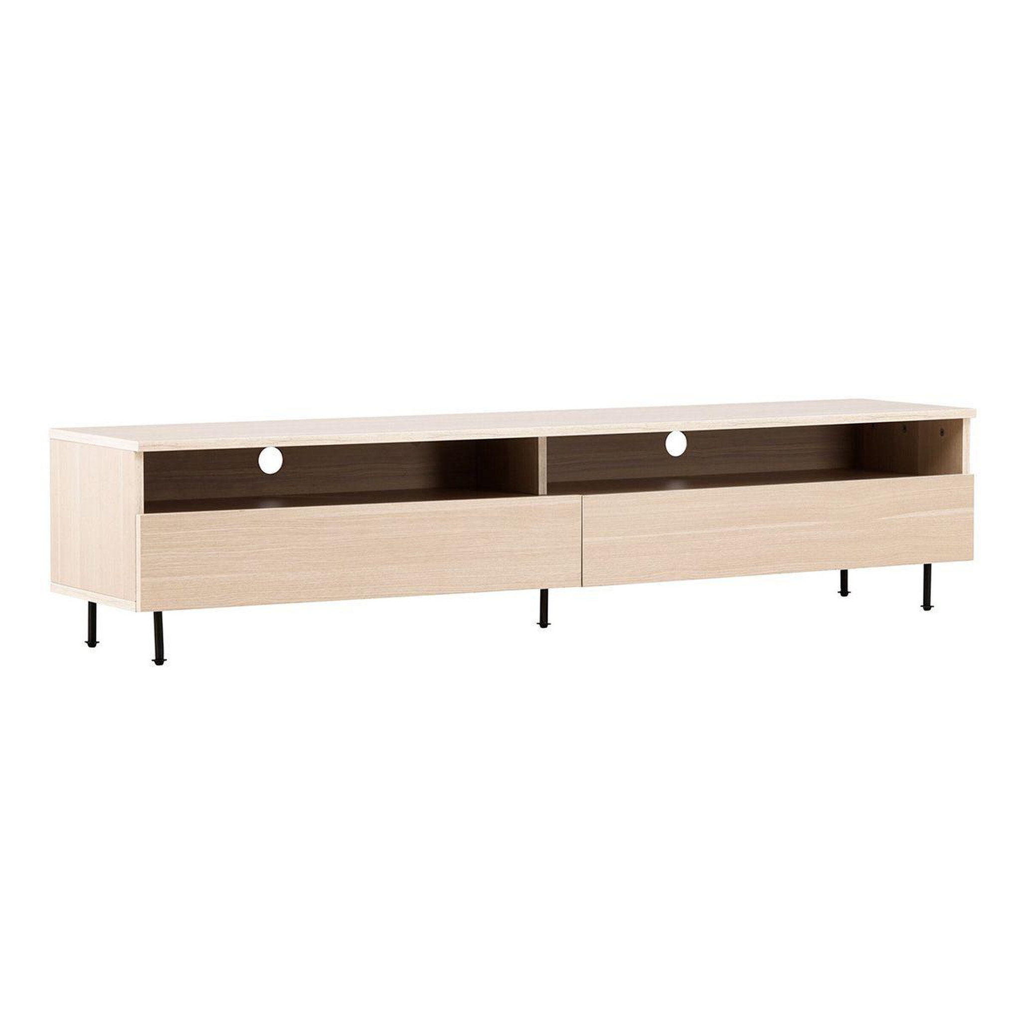 Paris Prix Meuble tv 2 tiroirs  navarra  180cm naturel