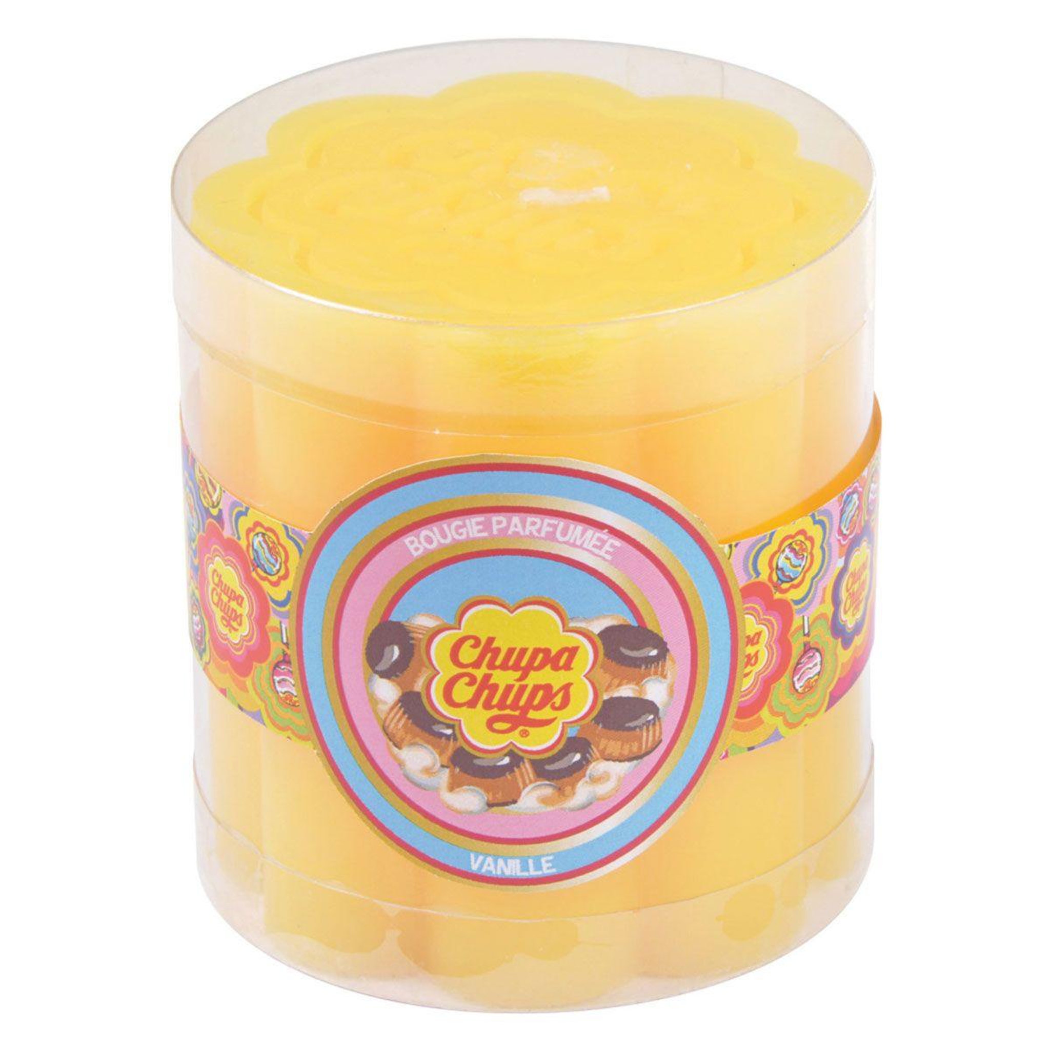 Voir la diapositive 2 : HOMEA Bougie parfumée  chupa chups  7cm vanille