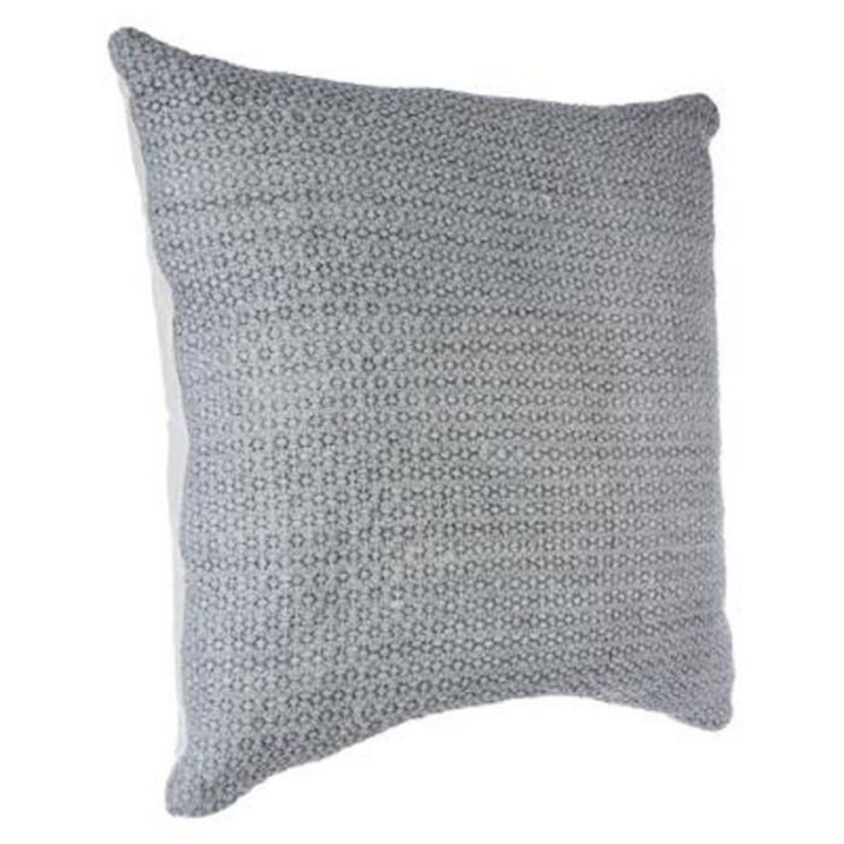 ATMOSPHERA Coussin en Coton  Stone  60x60cm Gris