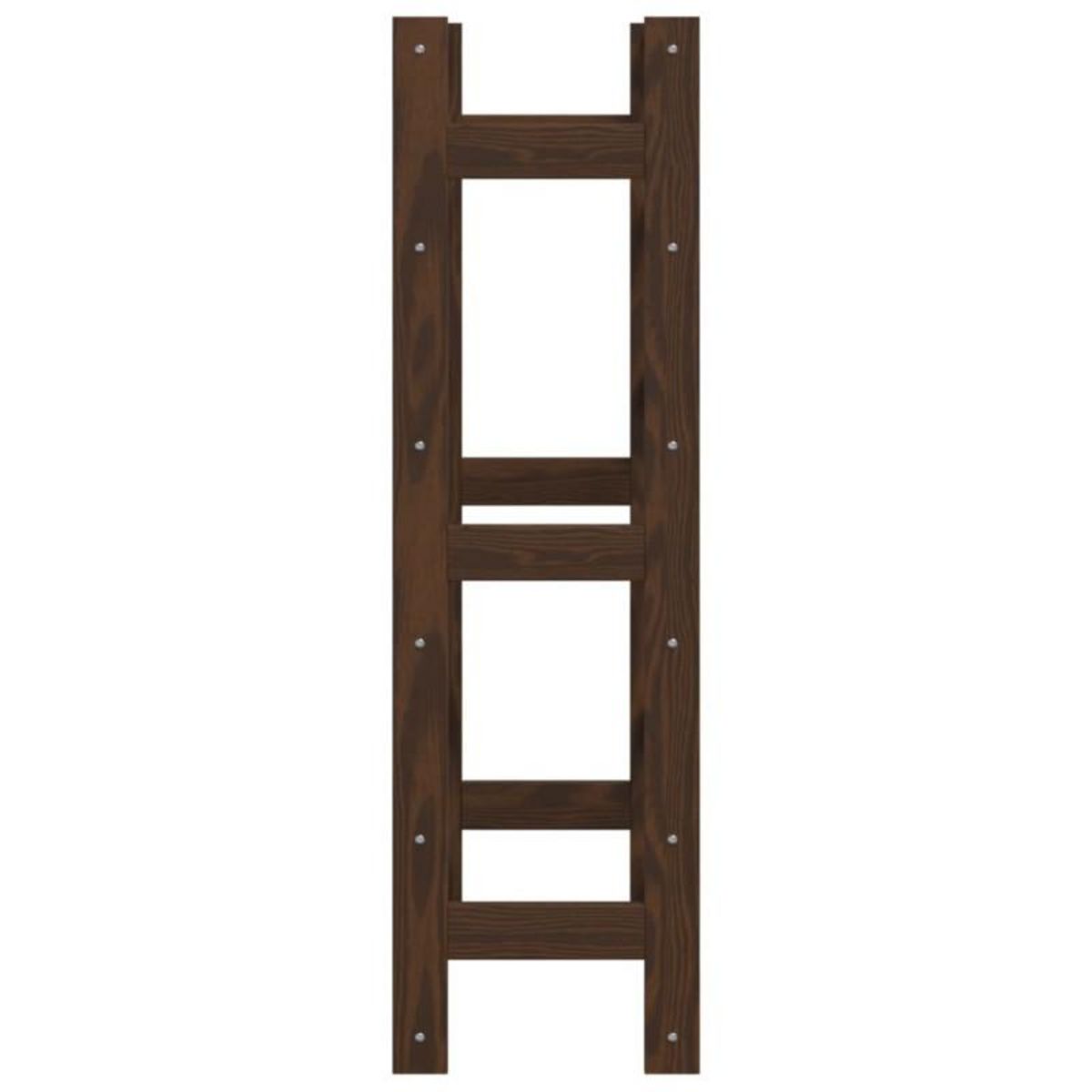 VIDAXL Casier à bouteilles pour 30 bouteilles marron bois pin solide