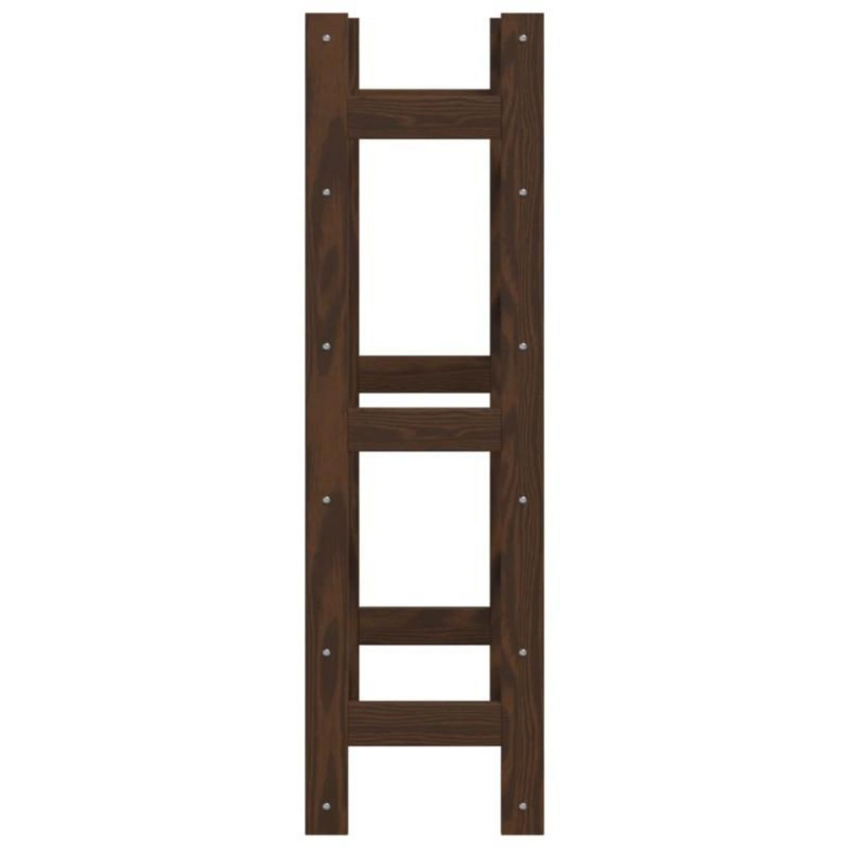 VIDAXL Casier à bouteilles pour 30 bouteilles marron bois pin solide