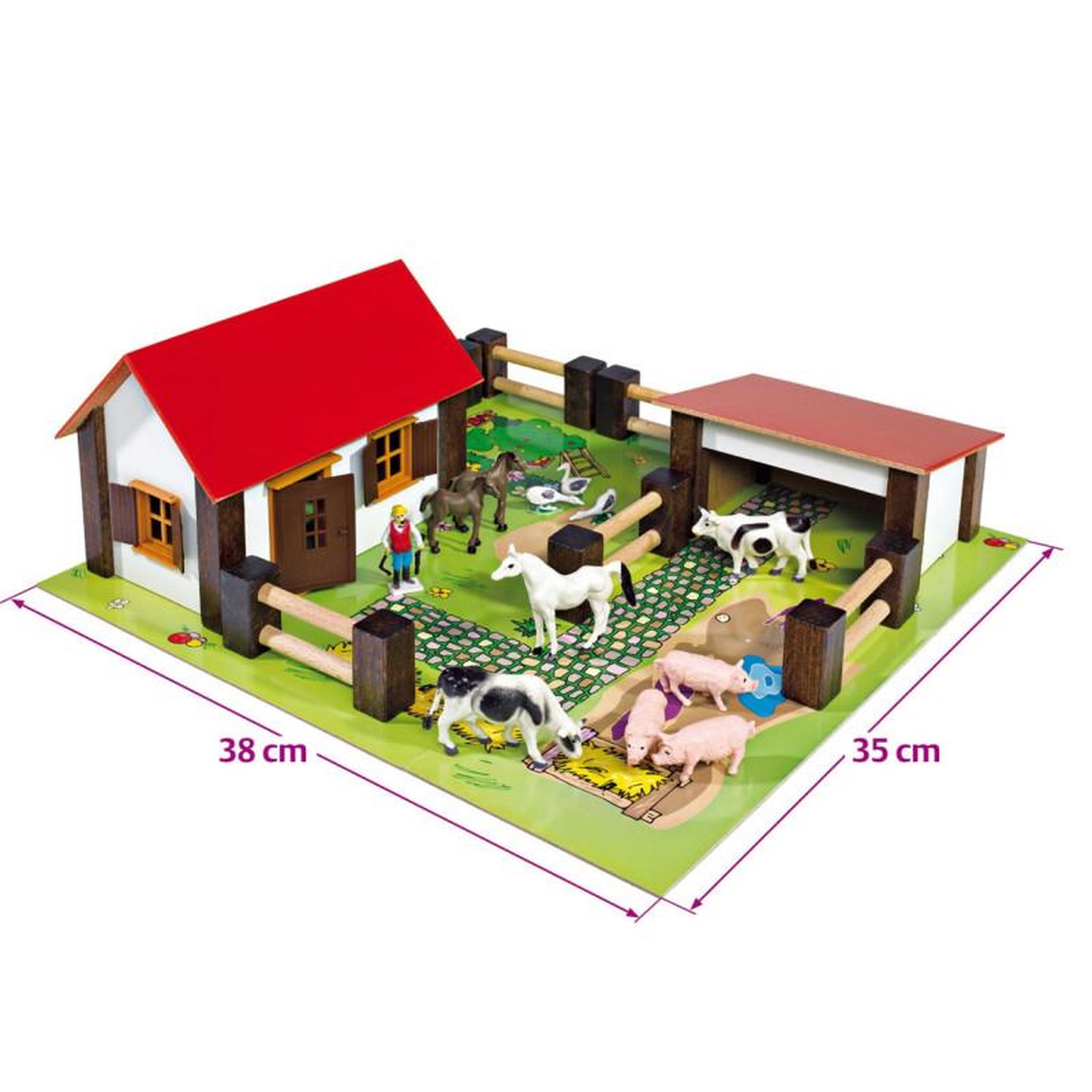Voir la diapositive 2 : Eichhorn Eichhorn Farm incl. animals and accessories